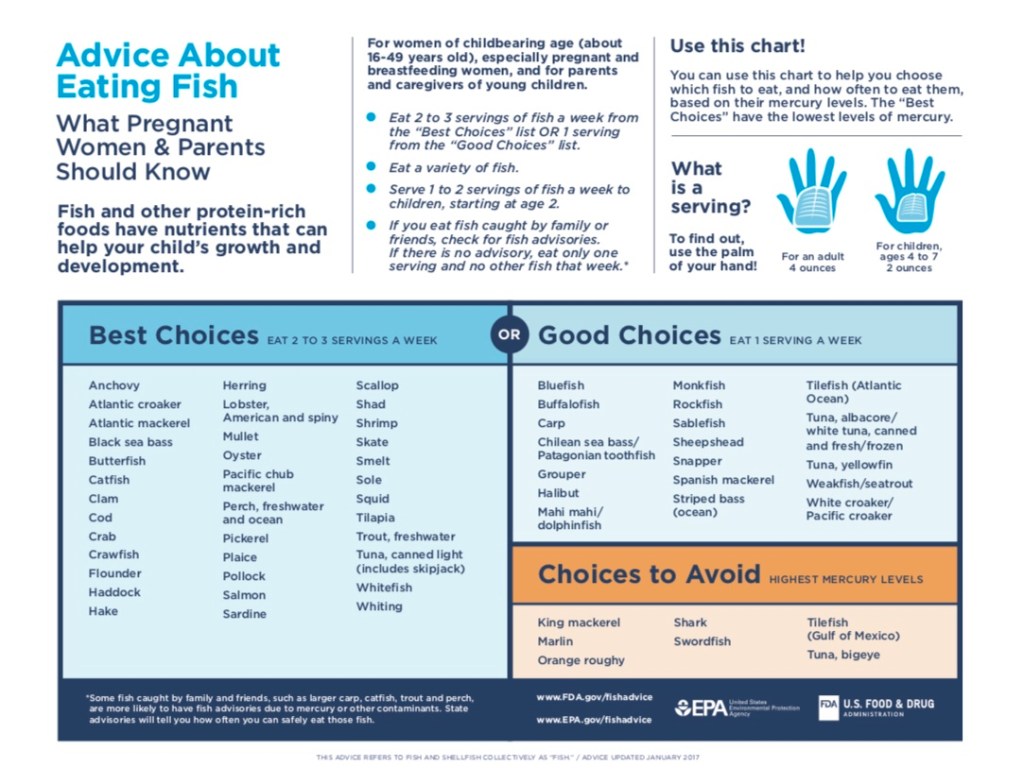 FDA Revision: consumo de&nbsp;pescado.